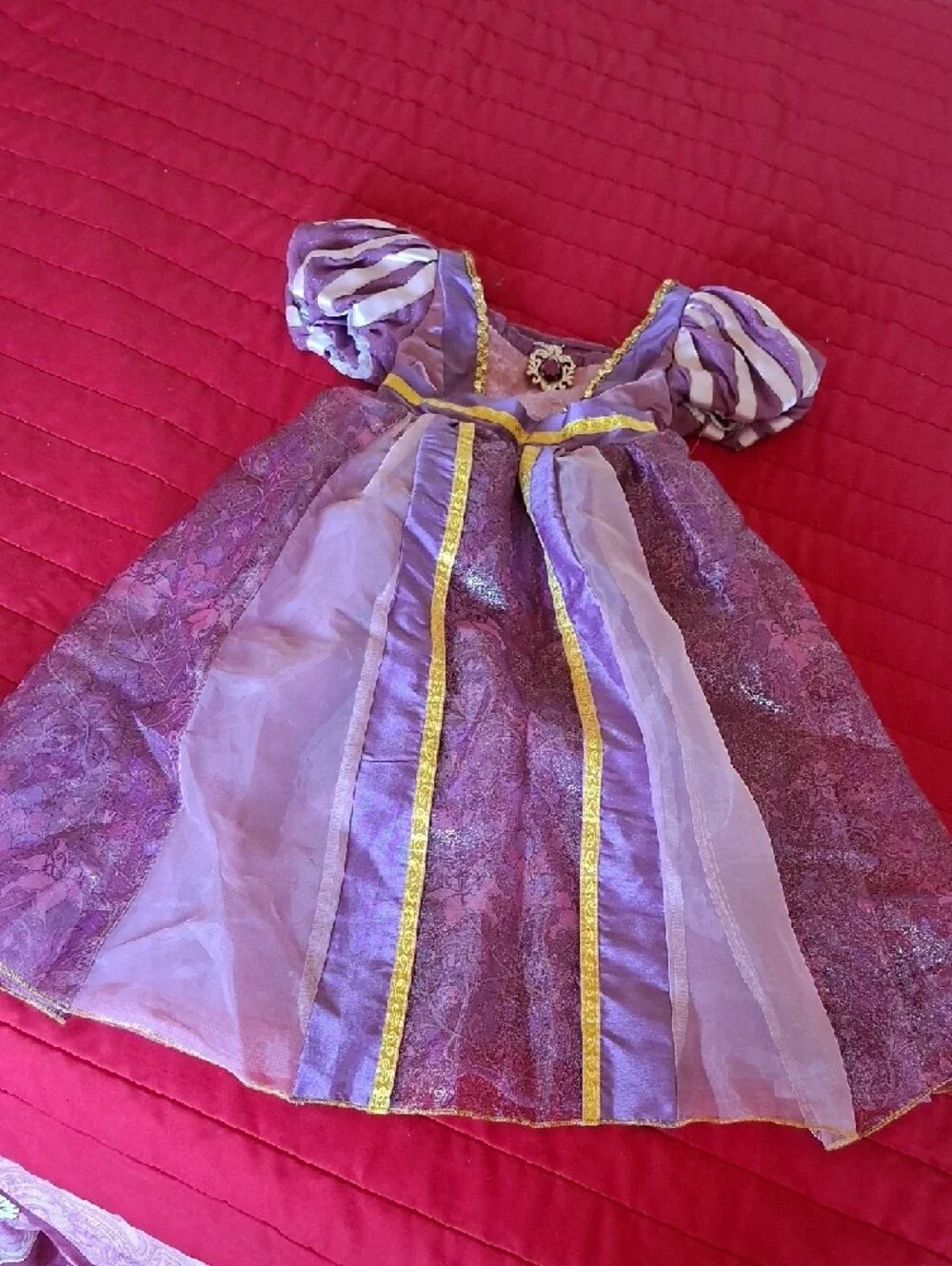 Disney Purple and Gold Girls' Princess Costume Dress - Picture 5 of 6